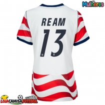 Camisa de Futebol Estados Unidos Tim Ream #13 Equipamento Principal Mulheres Mundo 2026 Manga Curta